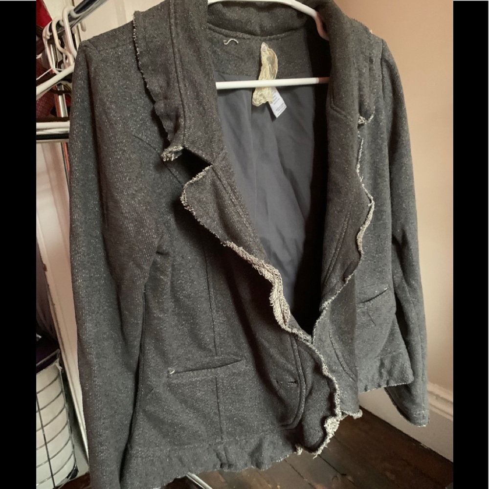 Nick and MO Jacket made out of sweatshirt fabric